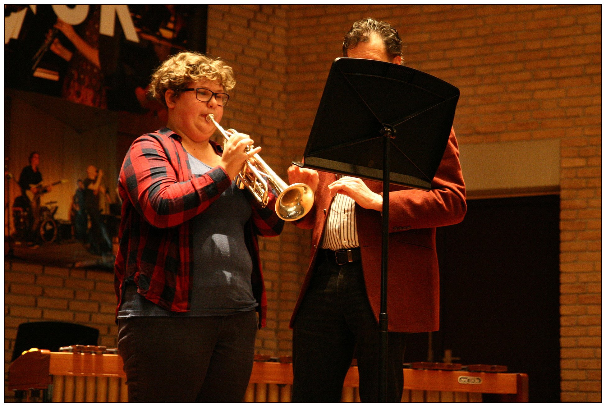 Mandy van Criekingen op trompet